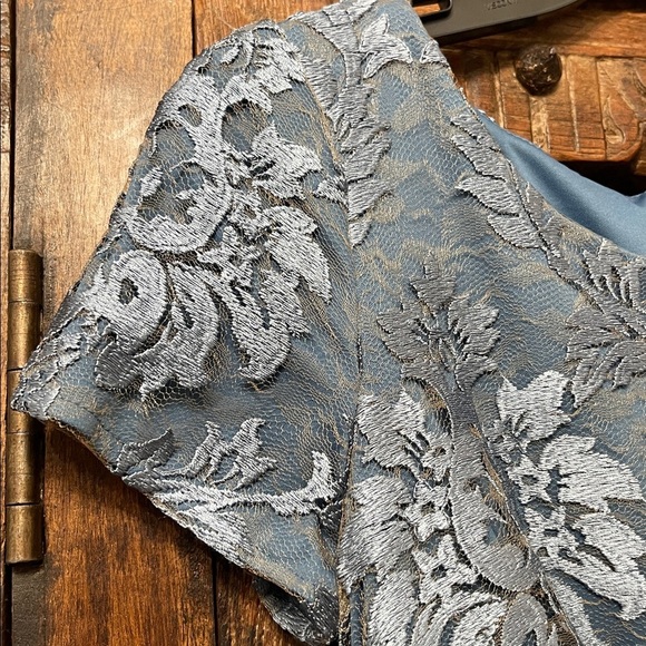 Adrianna Papell Mother of the Bride Gown Lace Dress Size 4 - Picture 6 of 9